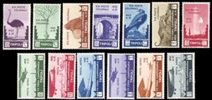 1933 - VII Fiera di Tripoli, serie completa ... 