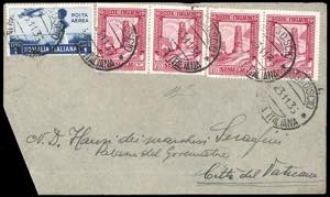 1936 - 20 cent. Pittorica, dent. 14, due ... 