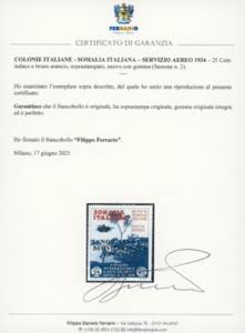 SERVIZIO AEREO 1934 - 25 cent. ... 