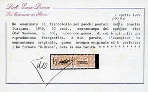 PACCHI POSTALI 1940 - 50 cent. ... 