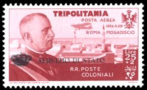 SERVIZIO AEREO 1934 - 25 + 2 lire Coroncina ... 