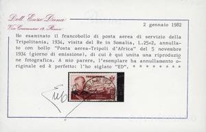 SERVIZIO AEREO 1934 - 25 lire + 2 ... 
