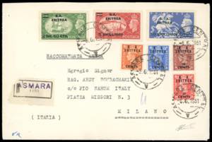 OCCUPAZIONE BRITANNICA ERITREA 1951 - ... 