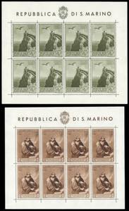 1944 - Pro Case Popolari, foglietti, serie ... 