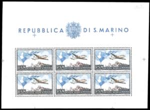 1951 - 1.000 lire Bandierone, foglietto ... 