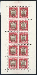 1945/46 - Stemmi, minifogli, serie ... 