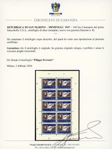 1947 - 100 lire Centenario ... 