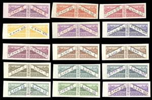 1945 - Serie completa, non dentellati ... 