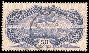 FRANCIA POSTA AEREA 1936 - 50 fr. Burelè ... 