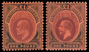 BRITISH COLONIES-SOUTHERN NIGERIA 1907/1912 ... 