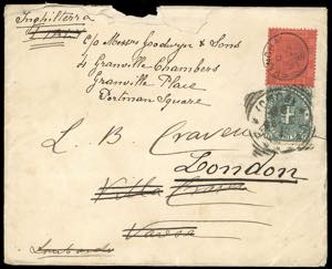 CHINA UFFICI INGLESI 1896 - 10 cent. Regina ... 