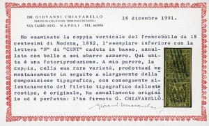 MODENA 1852/1859 - Bellinsieme di ... 