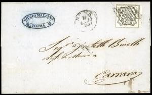 INCOMING MAIL STATO PONTIFICIO 1859 - 8 baj ... 