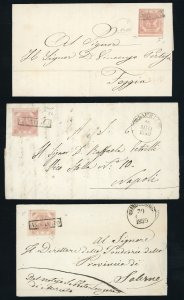 NAPOLI 1858/1861 - Lotto di 25 ... 