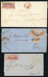 NAPOLI 1858/1861 - Lotto di 25 ... 