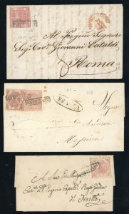 NAPOLI 1858/1861 - Lotto di 25 ... 