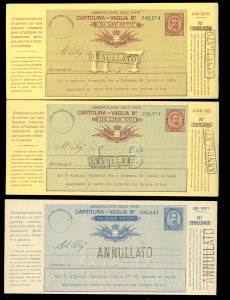 REGNO DITALIA INTERI POSTALI ... 