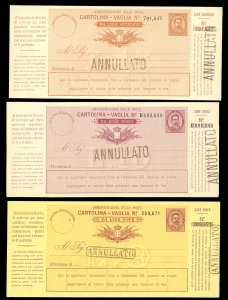 REGNO DITALIA INTERI POSTALI ... 