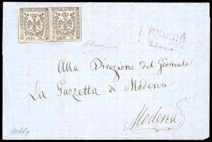 1859 - Lettera da Reggio per Modena del ... 