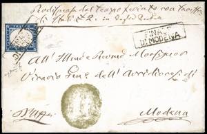 FINALE DI MODENA, cartella in nero punti R1 ... 