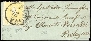 1862 - Piccola fascetta per giornali da ... 