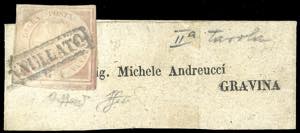 1858 - 1/2 grano carminio, II tavola (2), ... 