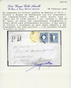 1859 - Lettera da Mantova del 20 ... 