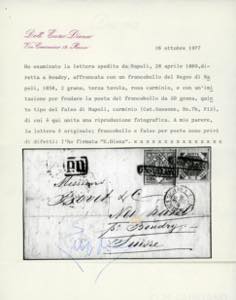 FALSI PER POSTA 1860 - 20 grana ... 