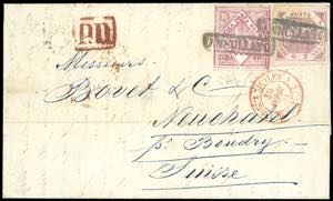 FALSI PER POSTA 1860 - 20 grana carminio ... 