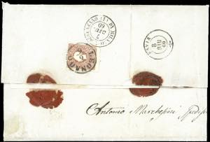 1860 - 10 soldi bruno, II tipo ... 