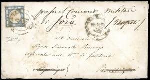 1861 - 2 grana azzurro (20b), perfetto, ... 