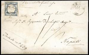 1861 - 2 grana indaco chiaro (20e), ... 