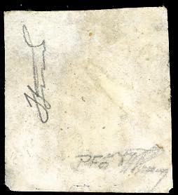 1861 - 5 grana carminio, falso per ... 