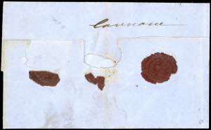 1861 - 10 grana giallo ocra, falso ... 