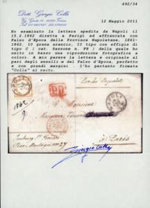 1862 - 10 grana arancio, falso per ... 