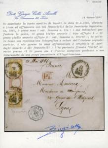 1861 - 20 grana giallo arancio, 10 ... 