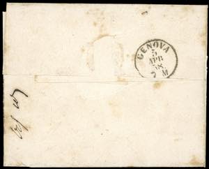 1858 - 5 cent. giallo arancio, I ... 