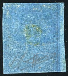 1852 - 40 cent. azzurro (5), ... 
