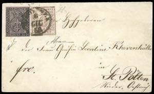 1858 - 15 cent. rosa, I emissione, in ... 
