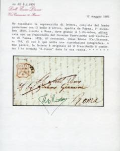 1859 - 40 cent. rosso bruno, I ... 