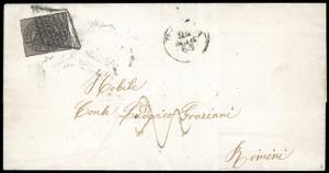 1865 - 1/2 baj violetto (1Aa), perfetto, ... 