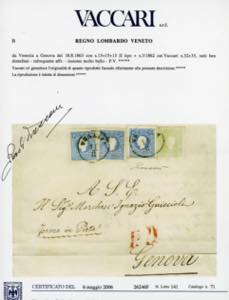 1863 - Lettera da Venezia per ... 