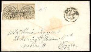 1853 - 4 baj bruno grigio chiaro (5), coppia ... 