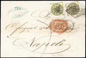 1859 - 4 baj giallo chiaro (5Ab), due ... 