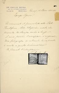 1852 - 5 baj rosa chiaro, stampa ... 