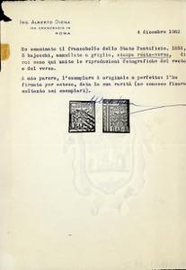 1852 - 5 baj rosa chiaro, stampa ... 