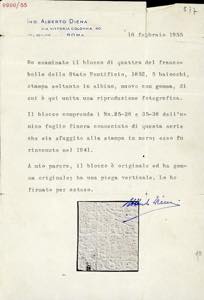 1859 - 5 baj rosa chiaro, stampa ... 