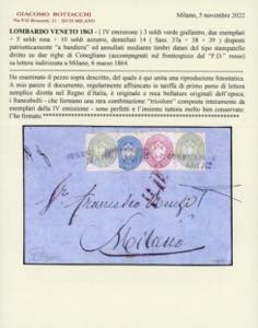 1864 - Lettera da Conegliano per ... 