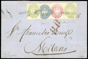 1864 - Lettera da Conegliano per Milano del ... 