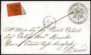 PALOMBARA, Cart. punti 10 - 10 cent. (26), ... 